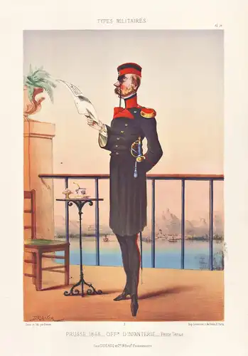 Prusse, 1863. d'Infanterie - Preußen Prussia Infantry Uniform / military Militär army Armee soldier Soldat Kar
