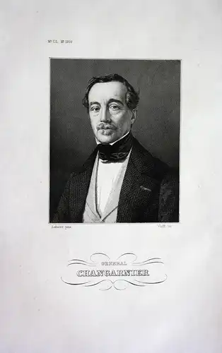 Nicolas Changarnier General Frankreich France  Portrait