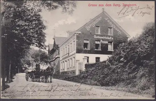 Gruss aus dem Berg. Jungborn. - Barmen Wuppertal Postkarte Ansichtskarte AK postcard