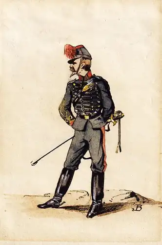 (Man in military uniform) - Soldat soldier / Militaria / Uniform uniforms Uniformen