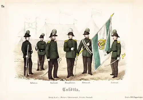 Colditz - Colditz Sachsen / Uniformen Uniforms / Militaria