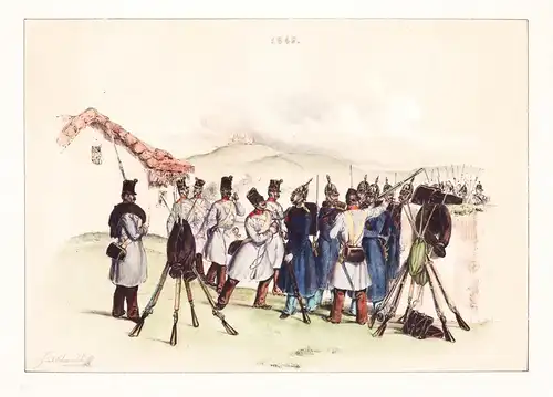 1849- Uniformen Uniforms / Militaria