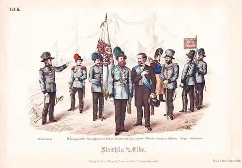 Strehla a/d. Elbe - Strehla Sachsen / Uniformen Uniforms / Militaria / Jäger Kommandant