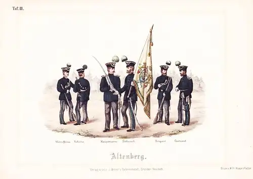 Altenberg - Altenberg Sachsen / Uniformen Uniforms / Militaria / Unteroffizier Leutnant Hauptmann Sergeant