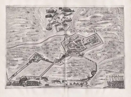 Brevordia - Bredevoort Aalten Nederland Niederlande Netherlands / plan Karte map