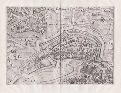 Wachtendonck - Wachtendonk Nordrhein-Westfalen / plan Karte map