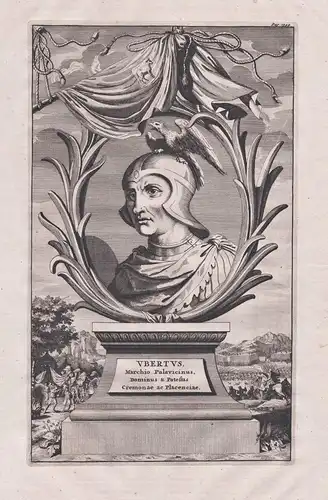 Ubertus Marchio Palavicinius, Dominus & Potestas Cremonae ac Placenciae - Oberto Marchese Pallavicini Cremona