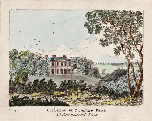 Chateau de Cadland Park - Cadland House Park Hampshire England Great Britain Großbritannien