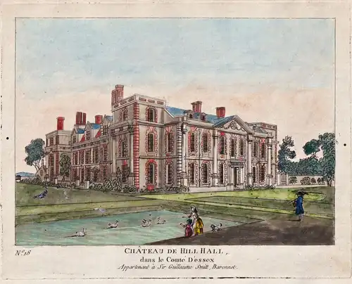 Chateau de Hill Hall dans le Comte d'Essex - Hill Hall mansion Theydon Mount Essex England Great Britain Großb