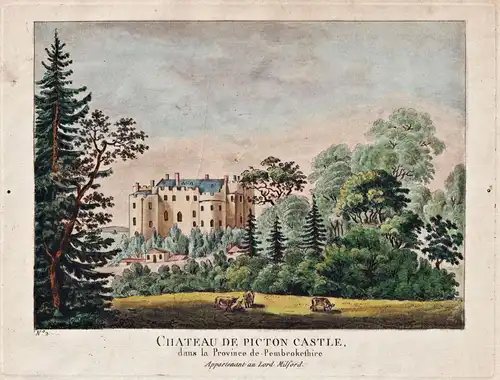 Chateau de Picton Castle dans la Province de Pembrokeshire - Picton Castle Haverfordwest Pembrokeshire Wales G