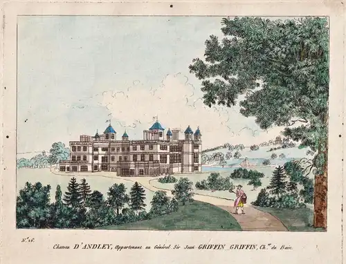 Chateau d'Andley appartenant au General Sir Jean Griffin - Audley End House Saffron Walden Essex  England Grea