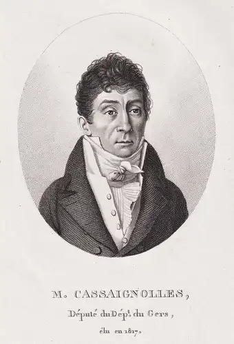 M. Cassaignolles - Louis-Jean-Marie Cassaignolles (1753-1838) French politician Politiker Portrait