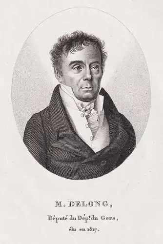 M. Delong - Jean-Baptiste Delong (1762-1828) French politician Gers Portrait