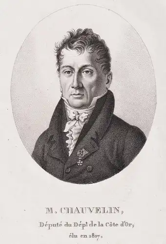 M. Chauvelin - Bernard-Francois Marquis de Chauvelin (1766-1832) French nobleman diplomat Portrait