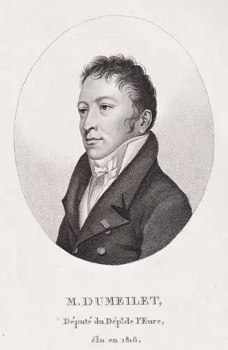 M. Dumeilet - Alexandre Dumeilet (1772-1833) French politician Eure Evreux Portrait
