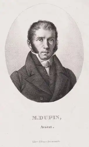M. Dupin - Andre Dupin (1783-1865) French politician Portrait