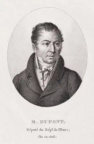 M. Dupont - Jacques-Charles Dupont de l'Eure (1767-1855) French lawyer politician Eure Portrait