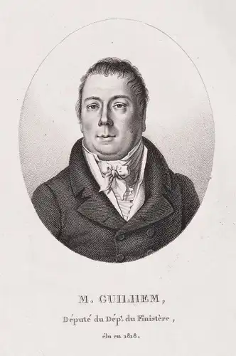 M. Guilhem - Jean-Pierre Olivier de Guilhem (1765-1830) French politician Finistere Portrait