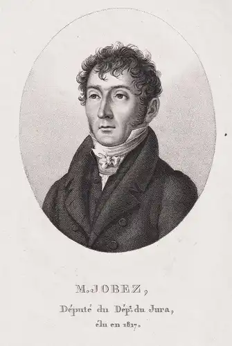 M. Jobez - Jean-Emmanuel Jobez (1775-1828) French politician Jura Portrait