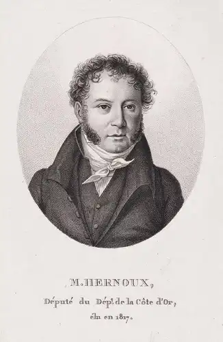 M. Hernoux - Etienne Nicolas Philibert Hernoux French politician Cote-d'Or Portrait