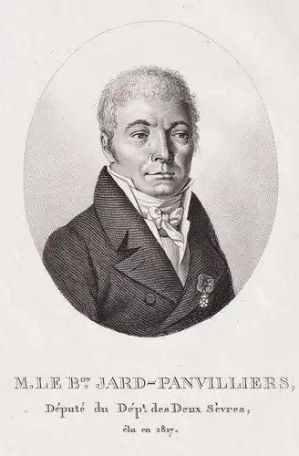 M. le Bon. Jard-Panvilliers - Louis-Alexandre Jard-Panvillier (1757-1822) French politician Revolution Deux-Se