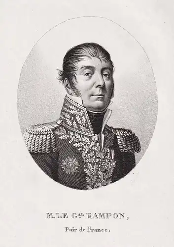 M. le Gal. Rampon. Pair de France - Antoine-Guillaume Rampon (1759-1842) French general Revolution Peer of Fra