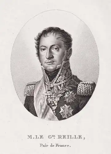 M. le Gal. Reille. Pair de France - Honoré-Charles Reille (1775-1860) French general Peer of France Portrait