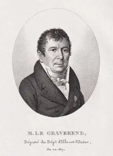 M. le Graverend - Guillaume Marie Jean René Lagraverend (1765-1834) French politician Ill-et-Vilaine Rennes Po