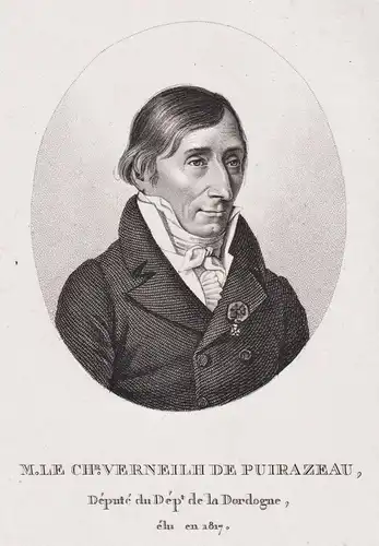 M. le Ghr. Verneilh de Puirazeau - Jean-Joseph de Verneilh-Puyraseau (1756-1839) French politician Dordogne Po