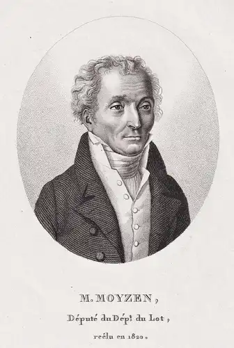 M. Moyzen - Jean Joseph Moyzen (1754-1840) French politician Lot Portrait