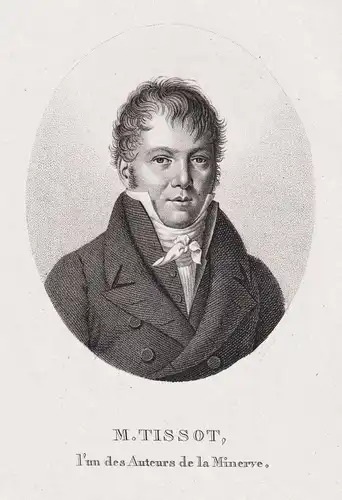 M. Tissot - Pierre Francois Tissot (1768-1854) French author writer Autor Portrait