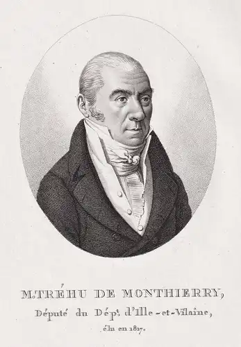 M. Trehu de Monthierry - Julien Trehu de Monthierry (1754-1846) French politician Ille-et-Vilaine Portrait