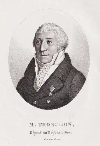 M. Tronchon - Andre Tronchon (1781-1846) French politician Oise Portrait