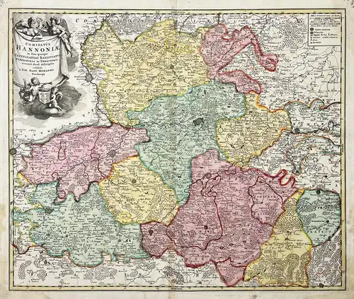 Comitatus Hannoniae - Hainaut Hennegau Belgique Belgien Belgium Valenciennes Cambrai Maubeuge Mons Tournai Cha