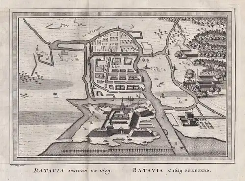 Batavia assiege en 1629 - Batavia Jakarta Java island / Indonesia Indonesien