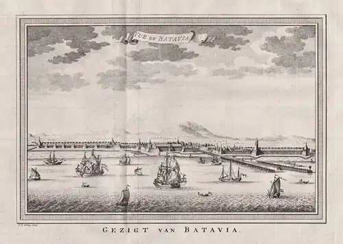 Vue de Batavia - Batavia Jakarta Java island / Indonesia Indonesien