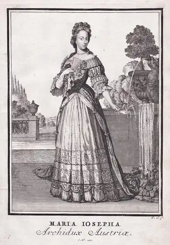 Maria Josepha. Archidux Austriae - Maria Josepha von Österreich (1687-1703) Tochter von Kaiser Leopold I Portr