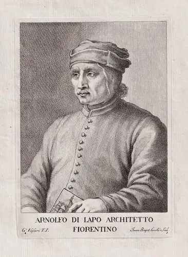 Arnolfo di Lapo Architetto Fiorentino - Arnolfo di Cambio (ca. 1240-1302) Italian architect sculptor Architekt