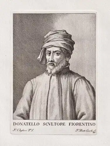 Donatello scultore fiorentino - Donatello (c. 1388-1466) Italian sculptor Firenze Florence Portrait