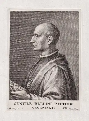 Gentile Bellini pittore veneziano - Gentile Bellini (c.1429-1507) Italian sculptor Bildhauer Venezia Venice Ve