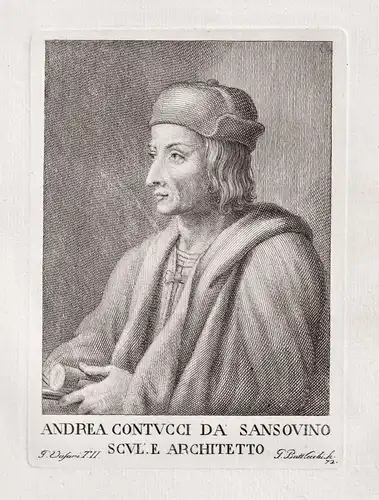 Andrea Contucci da Sansovino scul. e architetto - Andrea Sansovino (c.1460-1529) Italian sculptor Contucci Ren