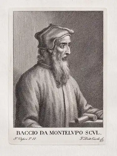 Baccio da Montelupo scul. - Baccio da Montelupo (1469-1523) Italian sculptor architect Renaissance Firenze Por