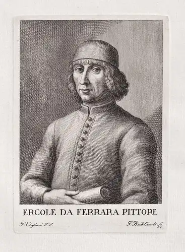 Ercole da Ferrara pittore - Ercole de Roberti (c.1451-1496) Italian painter Renaissance Maler Ferrara Portrait