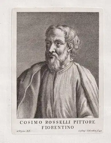 Cosimo Rosselli pittore fiorentino - Cosimo Rosselli (1439-1507) Italian painter Maler Firenze Florence Portra