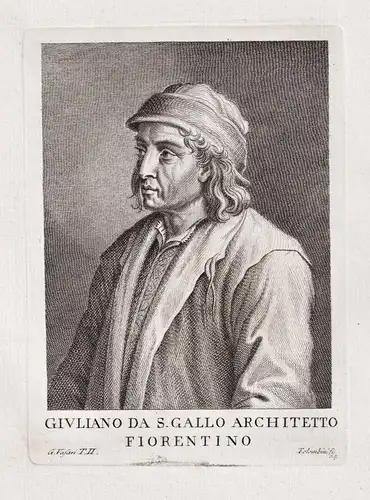 Giuliano da S. Gallo architetto fiorentino - Giuliano da Sangallo (c.1445-1516) Italian architect sculptor Fir
