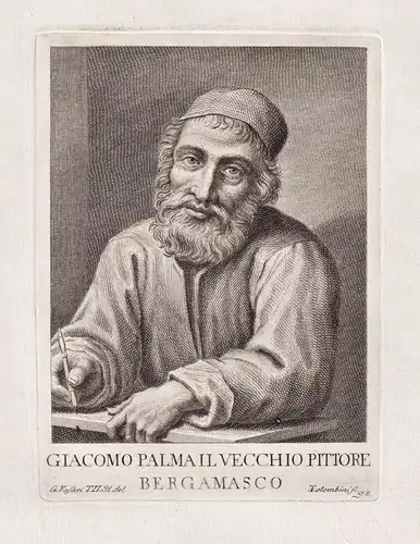 Giacomo Palma il Vecchio Pittore Bergamasco - Jacopo Palma Vecchio (c.1480-1528) Italian painter Maler Venezia