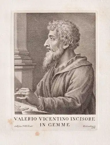Valerio Vicentino incisore in Gemme - Valerio Belli (c.1468-1546) Italian medallist gem engraver goldsmith Gol
