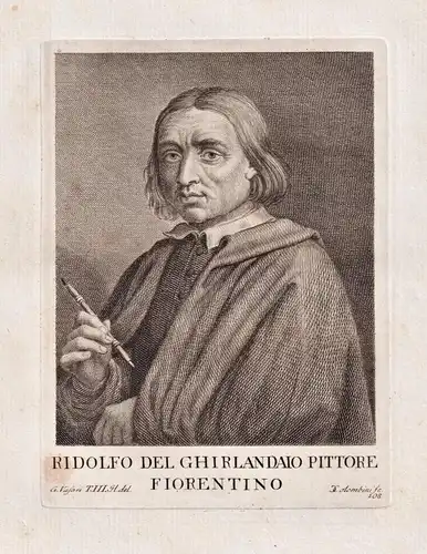 Ridolfo del Ghirlandaio Pittore Fiorentino - Ridolfo Ghirlandaio (1483-1561) Italian painter Maler Firenze Flo