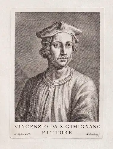 Vincenzio da S. Gimignano Pittore - Vincenzo di Benedetto di Chele Tamagni (1492-1530) Italian painter San Gim