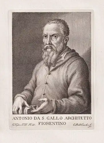 Antonio da S. Gallo Architetto Fiorentino - Antonio da Sangallo il Giovane (1484-1546) Italian achitect Archit